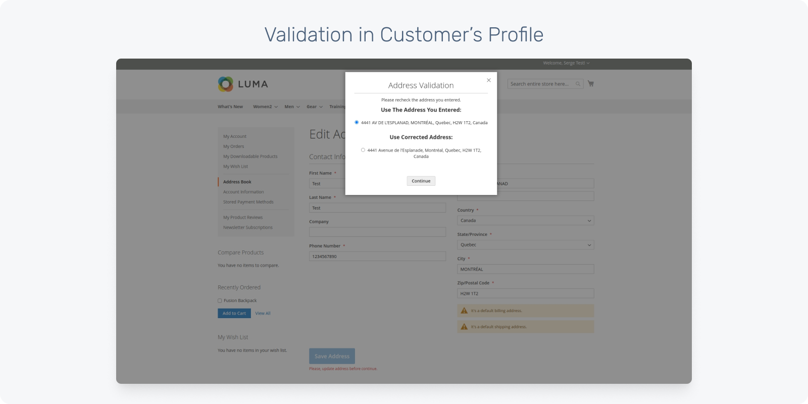 Address Validation